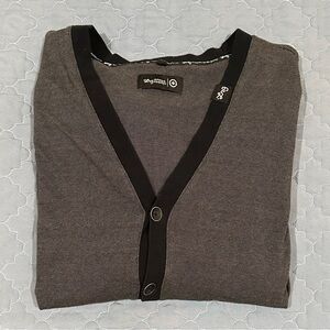 Men’s Lrg Vintage Button-up Sweater w/ Front Pockets